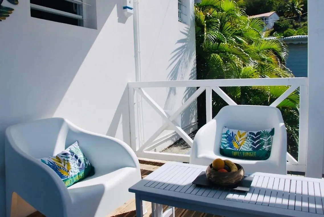 Grand Studio Avec Vue Panoramique Sur Grande Anse Deshaies Guadalupe